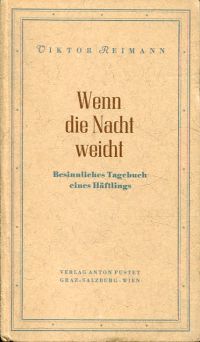 Reimann, Wenn die Nacht weicht ... (Umschlag)