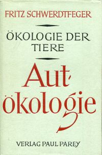 Schwerdtfeger, Ökologie der Tiere. (Umschlag)