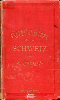 Gremli, Excursionsflora für die Schweiz. (Umschlag)