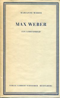 Weber, Max Weber. (Umschlag)