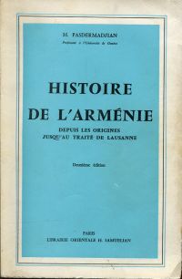 Pasdermadjian, Histoire de l'Arménie. (Umschlag)