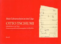 Tschumi, Selbstbildnisse und Texte. (Umschlag)