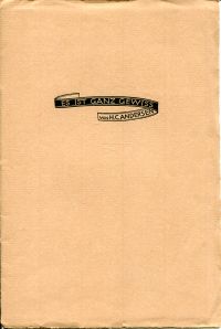 Andersen, Es ist ganz gewiss. (Umschlag)