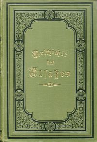 Lorenz, Geschichte des Elsasses. (Umschlag)