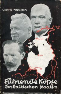 Zinghaus, Führende Köpfe der baltischen Staaten. (Umschlag)