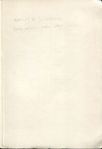 Wallace, Das Jahrhundert des Volkes. (Umschlag)