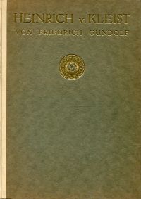 Gundolf, Heinrich von Kleist. (Umschlag)