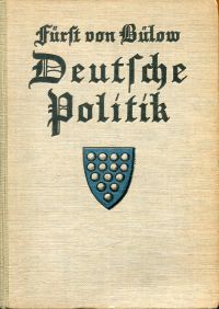 Bülow, Deutsche Politik . (Umschlag)