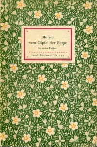 Weisz, Blumen vom Gipfel der Berge. (Umschlag)