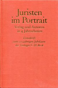 Juristen im Portrait. (Umschlag)