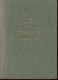 Wegner, Beiträge zur Geschichte der Weisheitsreligion. (Umschlag)