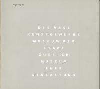 Oechslin, Die Vase. (Umschlag)