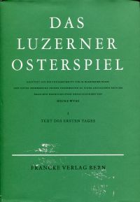 Das Luzerner Osterspiel. (Umschlag)