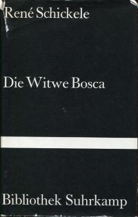 Schickele, Die Witwe Bosca. (Umschlag)