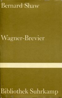 Shaw, Ein Wagner-Brevier. (Umschlag)