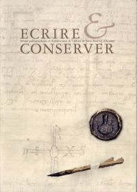 Ecrire et conserver. (Umschlag)