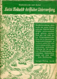 Rinderknecht, Kleine Methodik christlicher Unterweisung. (Umschlag)