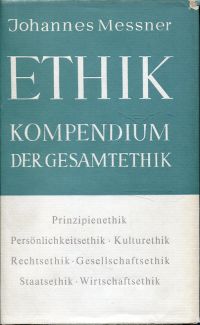 Messner, Ethik. (Umschlag)