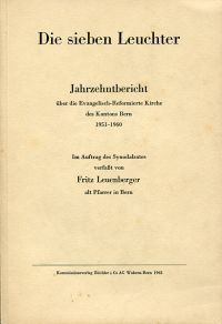 Leuenberger, Die sieben Leuchter. (Umschlag)
