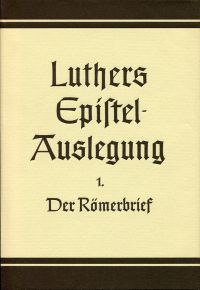 Luther, Der Römerbrief. (Umschlag)