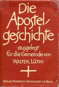 Lüthi, Die Apostelgeschichte. (Umschlag)