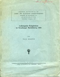 Martin, Lothringische Kriegsfahnen im Strassburger Bischöfekrieg 1592. (Umschlag)