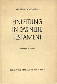 Michaelis, Einleitung in das Neue Testament. (Umschlag)