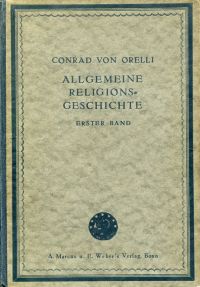 Orelli, Allgemeine Religionsgeschichte (Umschlag)