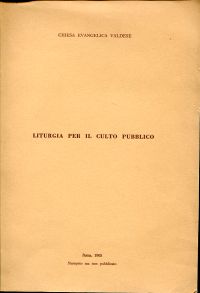 Liturgia per il culto pubblico. (Umschlag)