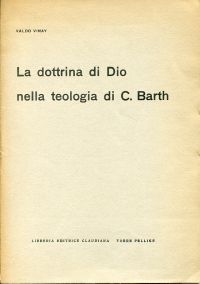 Vinay, La dottrina di Dio nella teologia di C. Barth. (Umschlag)