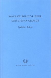 Rolicz-Lieder, Gedichte, Briefe. (Umschlag)