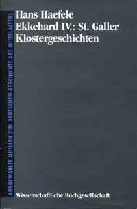 Ekkehard IV.: St. Galler Klostergeschichten. (Umschlag)