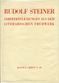Steiner, Veröffentlichungen aus dem literarischen Frühwerk. (Umschlag)