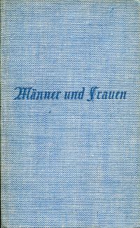Bäumer, Männer und Frauen im geistigen Werden des deutschen Volkes. (Umschlag)