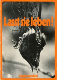 Bondietti, Laßt sie leben. (Umschlag)