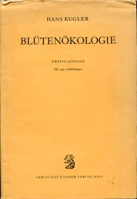 Kugler, Blütenökologie. (Umschlag)