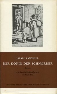 Zangwill, Der König der Schnorrer. (Umschlag)