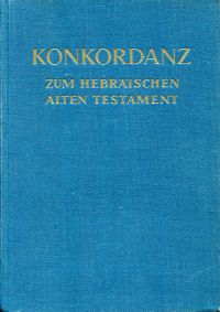 Lisowsky, Konkordanz zum Hebräischen Alten Testament. (Umschlag)