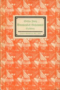 Zweig, Brennendes Geheimnis. (Umschlag)