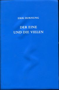Hornung, Der Eine und die Vielen. (Umschlag)