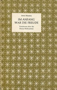 Maurina, Im Anfang war die Freude. (Umschlag)