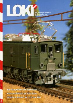 LOKI. Das Schweizer Magazin für Eisenbahn- und Modellbahnfreunde, 6 (1999) (Umschlag)