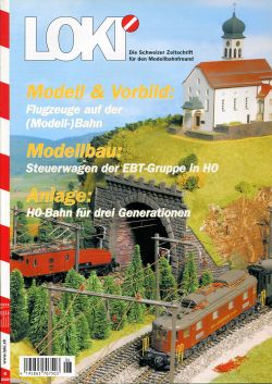 LOKI. Das Schweizer Magazin für Eisenbahn- und Modellbahnfreunde, 6 (2002) (Umschlag)