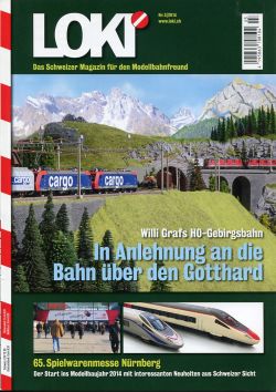 LOKI. Das Schweizer Magazin für Eisenbahn- und Modellbahnfreunde, 3 (2014) (Umschlag)