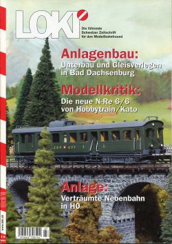 LOKI. Das Schweizer Magazin für Eisenbahn- und Modellbahnfreunde, 7-8 (2004) (Umschlag)
