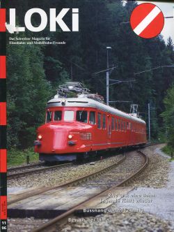 LOKI. Das Schweizer Magazin für Eisenbahn- und Modellbahnfreunde, 11 (1996) (Umschlag)