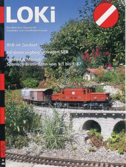 LOKI. Das Schweizer Magazin für Eisenbahn- und Modellbahnfreunde, 6 (1998) (Umschlag)