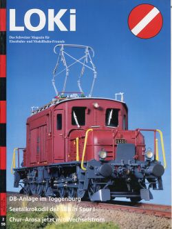LOKI. Das Schweizer Magazin für Eisenbahn- und Modellbahnfreunde, 2 (1998) (Umschlag)