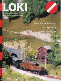 LOKI. Das Schweizer Magazin für Eisenbahn- und Modellbahnfreunde, 1 (1998) (Umschlag)