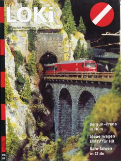 LOKI. Das Schweizer Magazin für Eisenbahn- und Modellbahnfreunde, 7-8 (1997) (Umschlag)